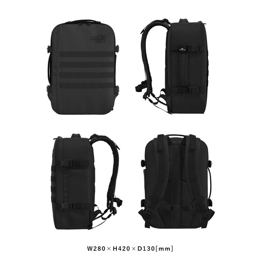 キャビンゼロ ミリタリースタイル 28L アブソリュートブラック cabin zero キャビンゼロ リュック 36L 大容量 通勤 保証 ミリタリー