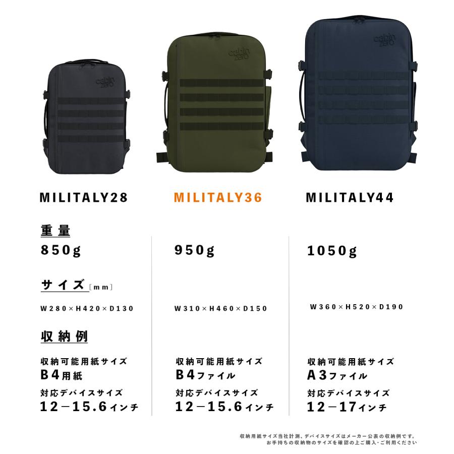 25年保証 新型 キャビンゼロ ミリタリー リュック 36L 大容量 旅行 通勤 通学 バックパック メンズ レディース CABIN ZERO MILITARY 36 | cabin zero | 09