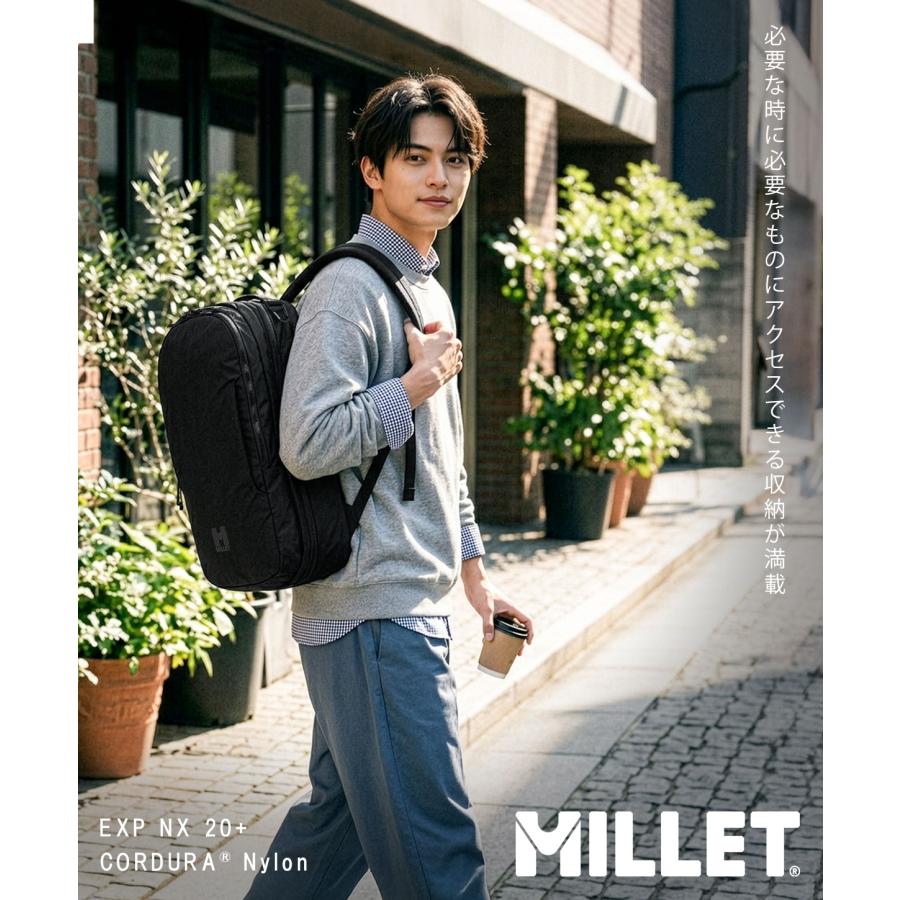 最大51% 5/9限定 ミレー ビジネスリュック 20L/28L 拡張 A4 PC収納 メンズ ブランド MILLET EXP NX MIS01310 | MILLET | 03
