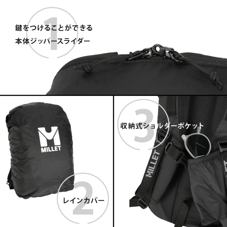 最大42% 8/12限定 ミレー クーラ リュック バックパック 30L メンズ レディース 大容量 A4 B4 MILLET KULA30 MIS0545 | MILLET | 06