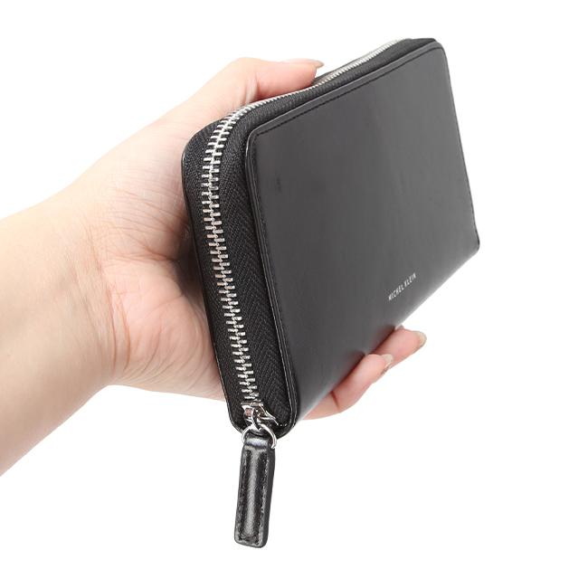 最大50% 2/5限定 ミッシェルクラン 財布 レディース メンズ 長財布 大容量 本革 レザー ラウンドファスナー ブランド エボリュエ MICHEL KLEIN MK205 在庫限り | MICHEL KLEIN | 15