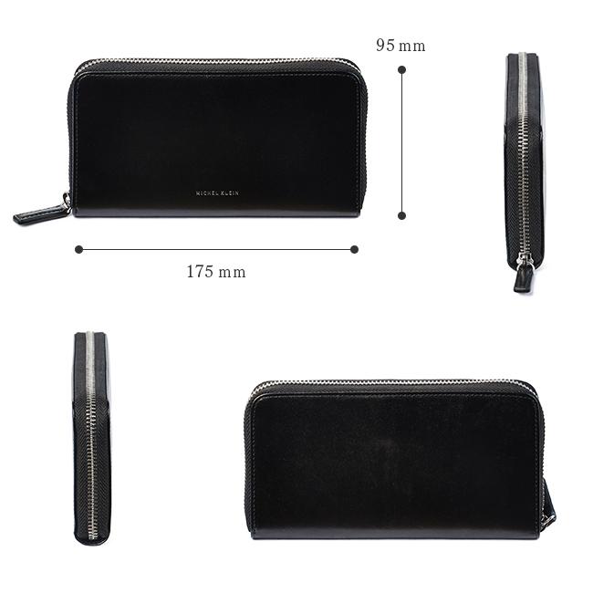 最大50% 2/5限定 ミッシェルクラン 財布 レディース メンズ 長財布 大容量 本革 レザー ラウンドファスナー ブランド エボリュエ MICHEL KLEIN MK205 在庫限り | MICHEL KLEIN | 06