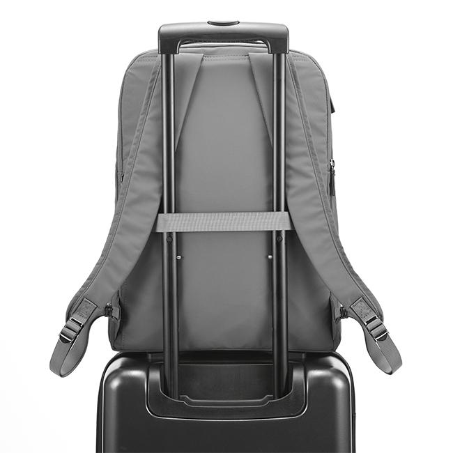 【極美品】マッキントッシュフィロソフィー ビジネス リュック PC収納可　グレー MACKINTOSH PHILOSOPHY（マッキントッシュフィロソフィー） ビジネス