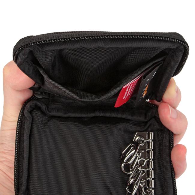 Carter ブラック レザー キーケース 美品 AWESOME（カー用品、スポーツ） 本革 スマートキーケース （全3