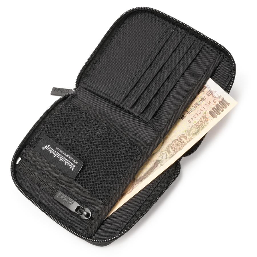 最大42% 8/14限定 マンハッタンポーテージ ブラックレーベル 財布 二つ折り財布 ラウンドファスナー Manhattan Portage BLACK LABEL MP1037VGLBL | Manhattan Portage BLACK LABEL | 09