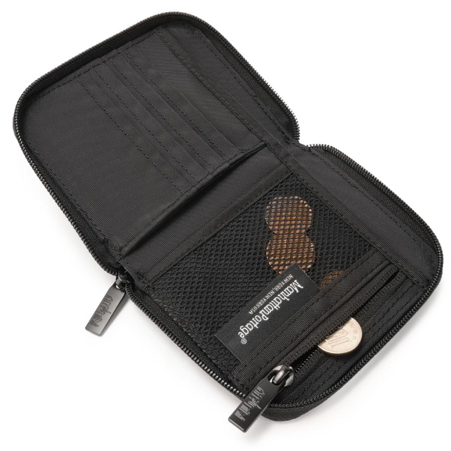 最大42% 8/14限定 マンハッタンポーテージ ブラックレーベル 財布 二つ折り財布 ラウンドファスナー Manhattan Portage BLACK LABEL MP1037VGLBL | Manhattan Portage BLACK LABEL | 11
