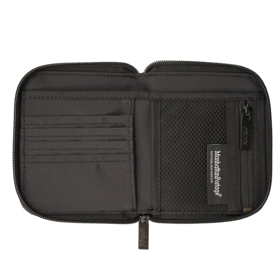 最大42% 8/14限定 マンハッタンポーテージ ブラックレーベル 財布 二つ折り財布 ラウンドファスナー Manhattan Portage BLACK LABEL MP1037VGLBL | Manhattan Portage BLACK LABEL | 07