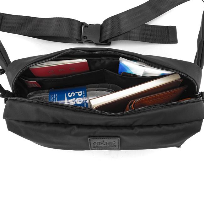 Manhattan Portage Black Labelボディバッグ ブラック Manhattan Portage BLACK LABEL 最大51% 10/31まで マンハッタン