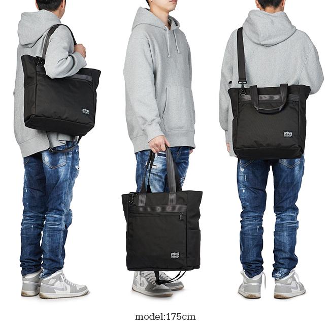 最大50% 9/3限定 マンハッタンポーテージ ブラックレーベル トートバッグ ショルダーバッグ メンズ 大容量 肩掛け 2WAY Manhattan Portage BLACK MP1382BL | Manhattan Portage BLACK LABEL | 04