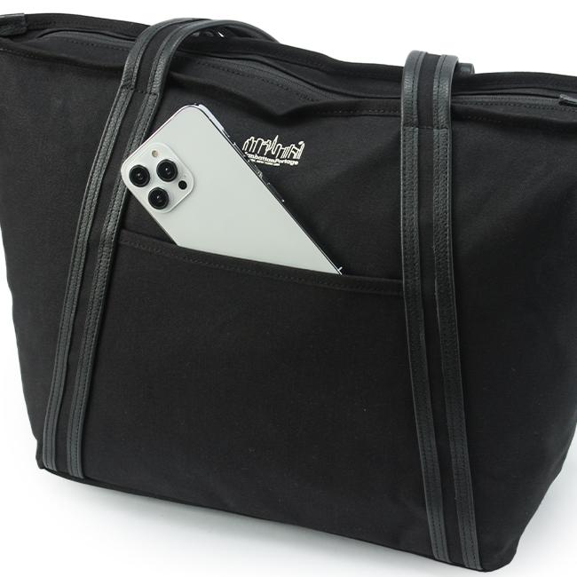 最大50% 10/7限定 マンハッタンポーテージ ブラックレーベル トートバッグ メンズ レディース ファスナー付 Manhattan Portage BLACK LABEL MP1385LCVLBL | Manhattan Portage BLACK LABEL | 13