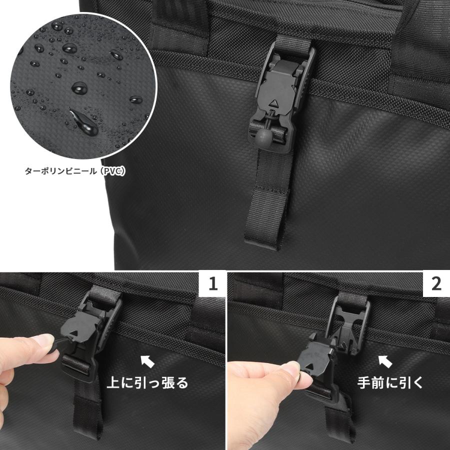 最大51% 9/5限定 マンハッタンポーテージ ブラックレーベル トートバッグ メンズ ブランド Manhattan Portage Black Label NOIR BAG VINYL W MP1394VLBL-BB | Manhattan Portage BLACK LABEL | 09