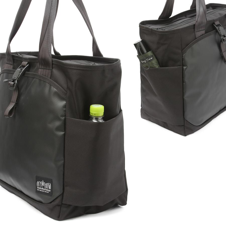 最大51% 9/5限定 マンハッタンポーテージ ブラックレーベル トートバッグ メンズ ブランド Manhattan Portage Black Label NOIR BAG VINYL W MP1394VLBL-BB | Manhattan Portage BLACK LABEL | 11