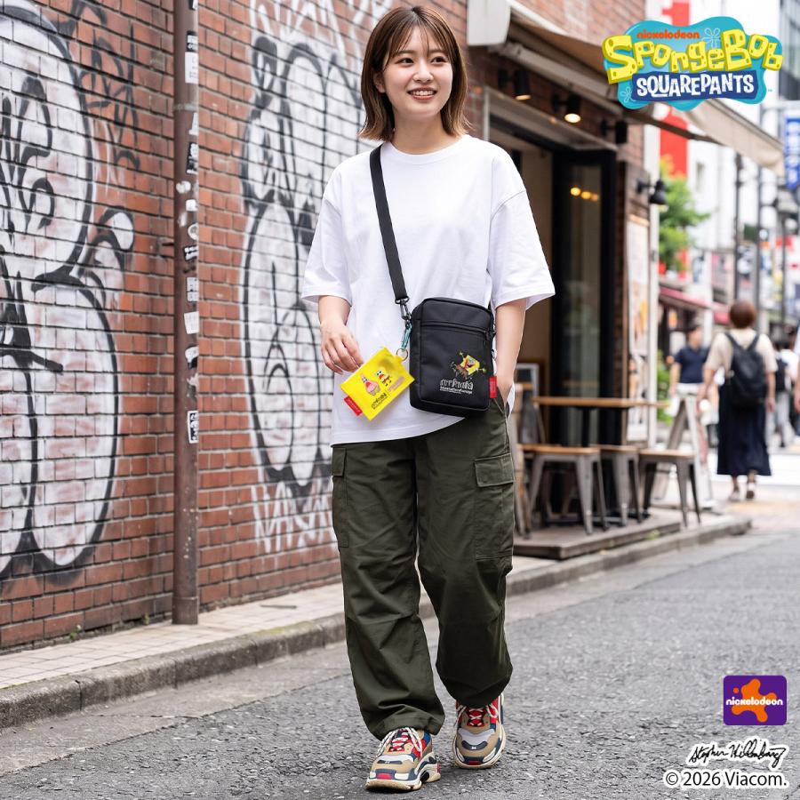 最大42% 8/9限定 マンハッタンポーテージ スポンジ・ボブ ショルダーバッグ ショルダーポーチ ブランド 軽量 小さめ Manhattan Portage SpongeBob MP1403PL2BPSB | Manhattan Portage | 04