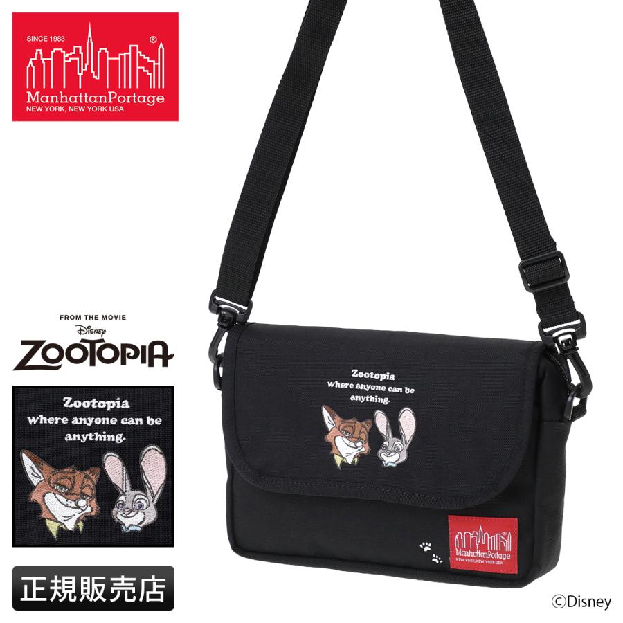 マンハッタンポーテージ ズートピア ジュディ ニック グッズ ショルダーバッグ レディース メンズ  軽量 Manhattan Portage MP1410MGNTZTP | Manhattan Portage