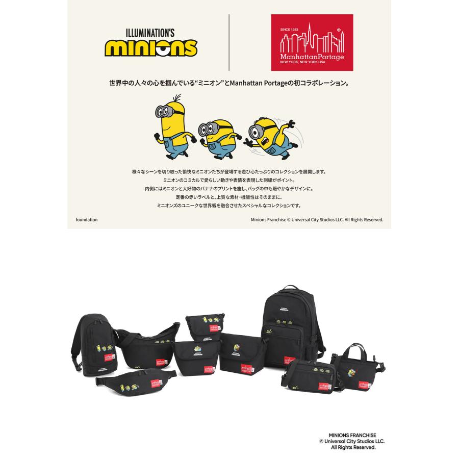最大53% 3/22まで マンハッタンポーテージ ミニオンズ ミニオン コラボ メッセンジャーバッグ ショルダーバッグ Manhattan Portage MINIONS MP1603BPDMGNTMNOS | Manhattan Portage | 02