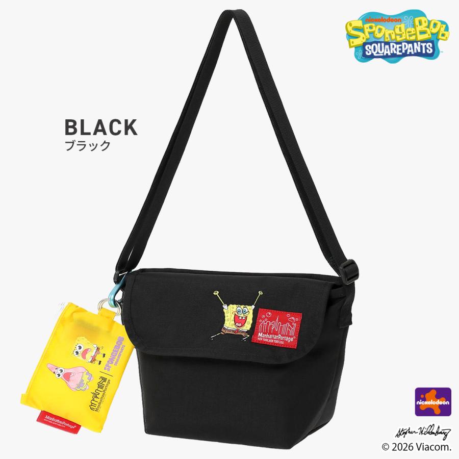 最大50% 10/2限定 マンハッタンポーテージ スポンジ・ボブ ショルダーバッグ メッセンジャーバッグ ブランド Manhattan Portage SpongeBob MP1603BPDMGNTSB | Manhattan Portage | 03