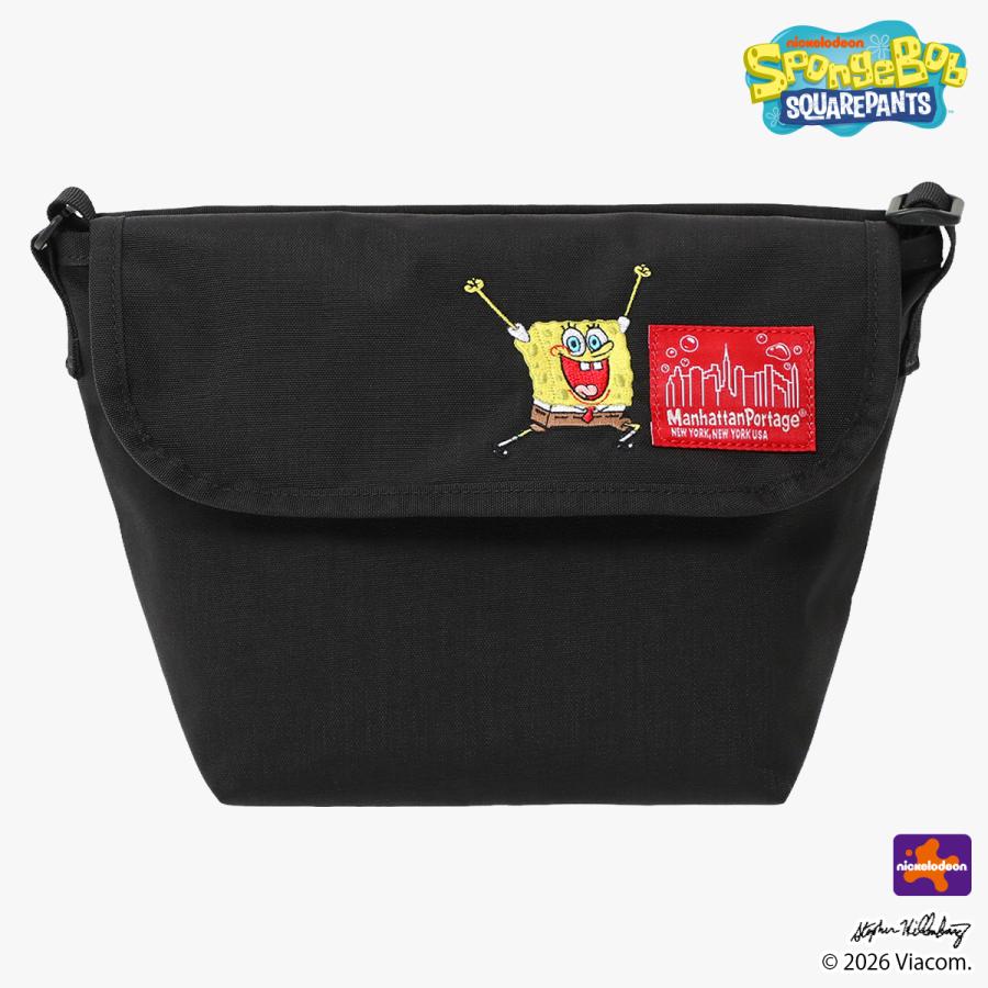 最大50% 10/2限定 マンハッタンポーテージ スポンジ・ボブ ショルダーバッグ メッセンジャーバッグ ブランド Manhattan Portage SpongeBob MP1603BPDMGNTSB | Manhattan Portage | 05