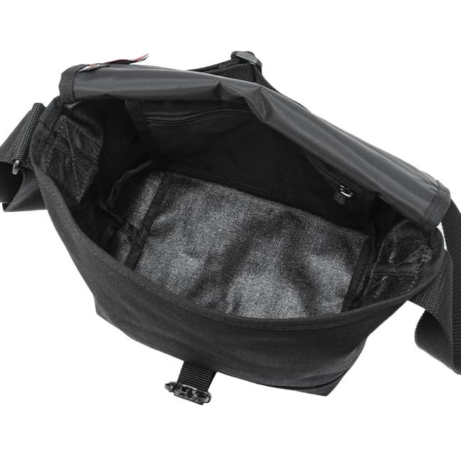 Manhattan Portage メッセンジャーバッグ 黒〈未使用〉 Alpha Industries ALPHA x MANHATTAN PORTAGE アルファ