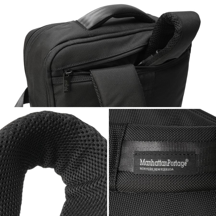 マンハッタンポーテージ ブラックレーベル ベジーレザー リュック メンズ ブランド 撥水 A4 B4 12L 2WAY Manhattan Portage BLACK LABEL MP1758VGLBL | Manhattan Portage BLACK LABEL | 10