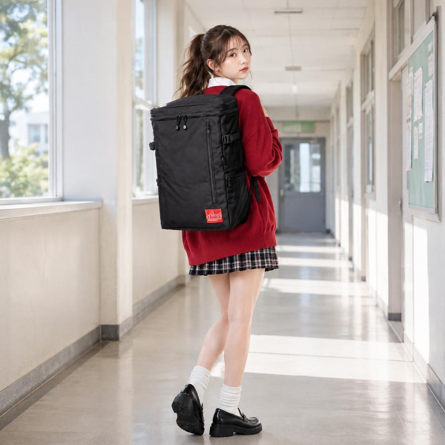 最大50% 9/17限定 マンハッタンポーテージ リュック 通学 Mサイズ 通勤 大容量 大きめ スクエア ボックス型 スクールバッグ Manhattan Portage MP22310 | Manhattan Portage | 16
