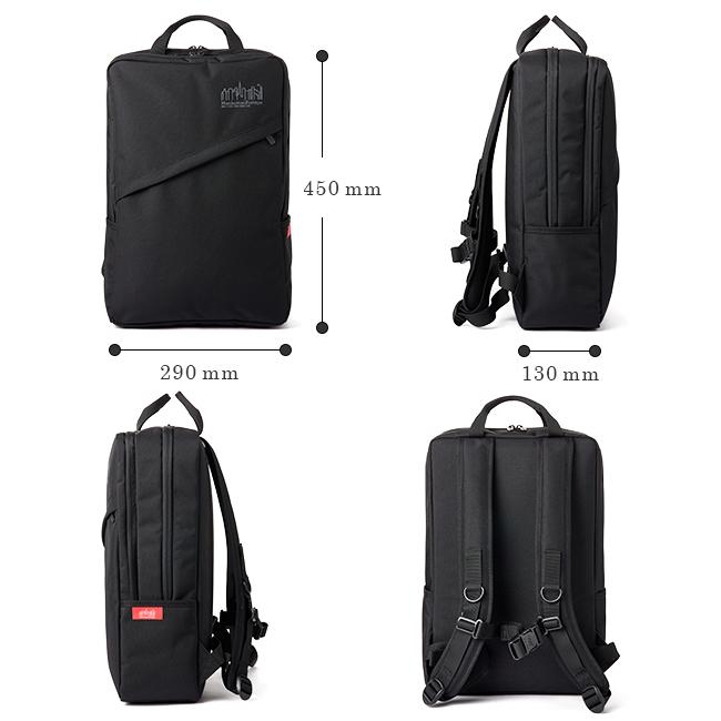 Manhattan Portage ビジネスバッグ リュック 3way 黒 Manhattan Portage（マンハッタンポーテージ） ビジネスリュック 3way