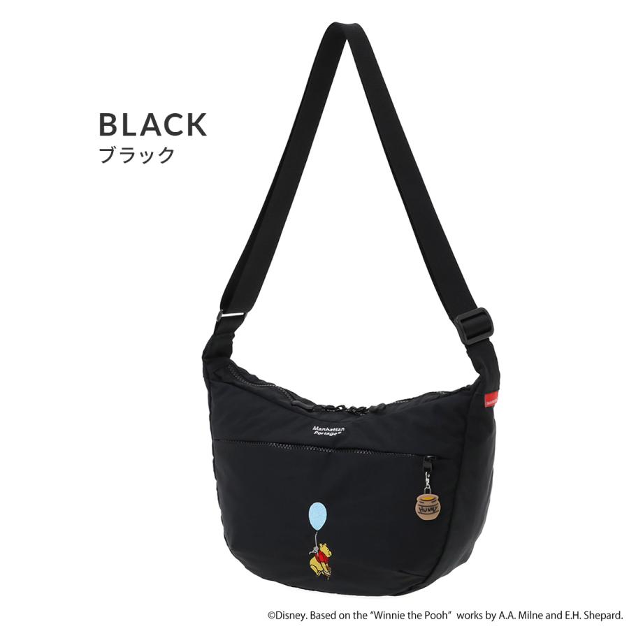 マンハッタンポーテージ くまのプーさん ショルダーバッグ レディース ブランド 軽量 舟形 斜めがけ A5 Manhattan Portage POOH MP2409TSPH25 | Manhattan Portage | 03