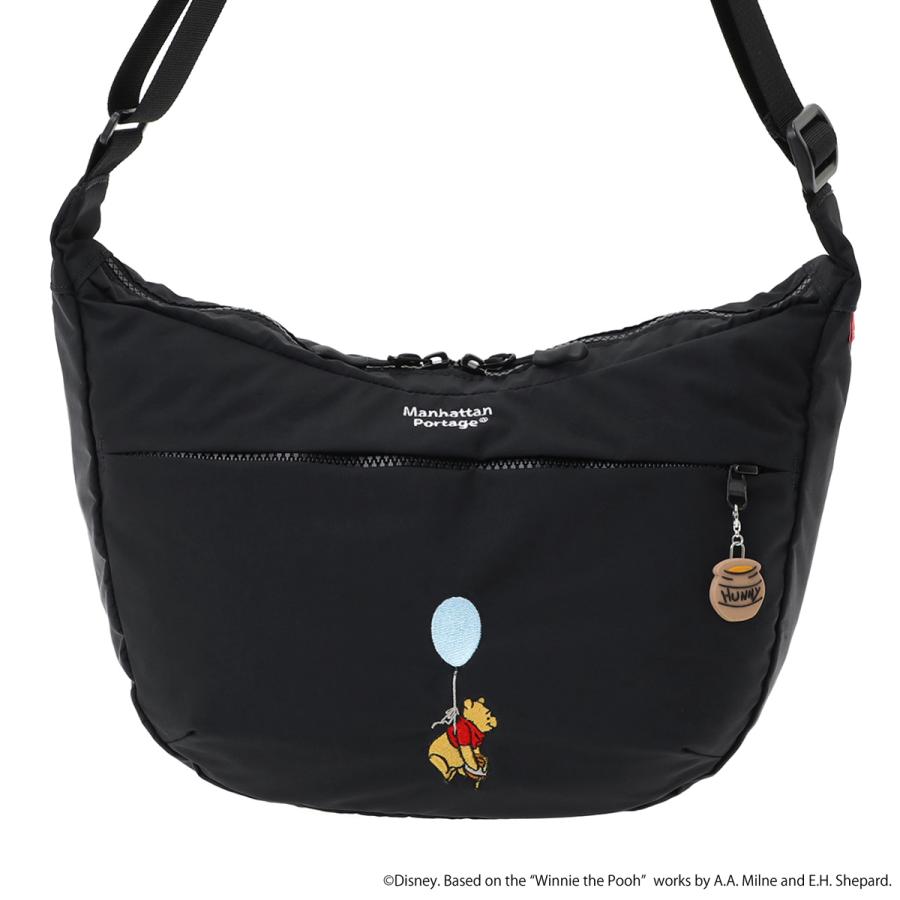 マンハッタンポーテージ くまのプーさん ショルダーバッグ レディース ブランド 軽量 舟形 斜めがけ A5 Manhattan Portage POOH MP2409TSPH25 | Manhattan Portage | 05