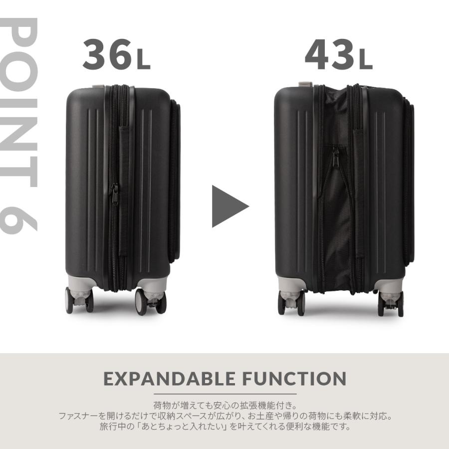 最大50% 12/5限定 アジアラゲージ スーツケース Sサイズ SS 36L/43L