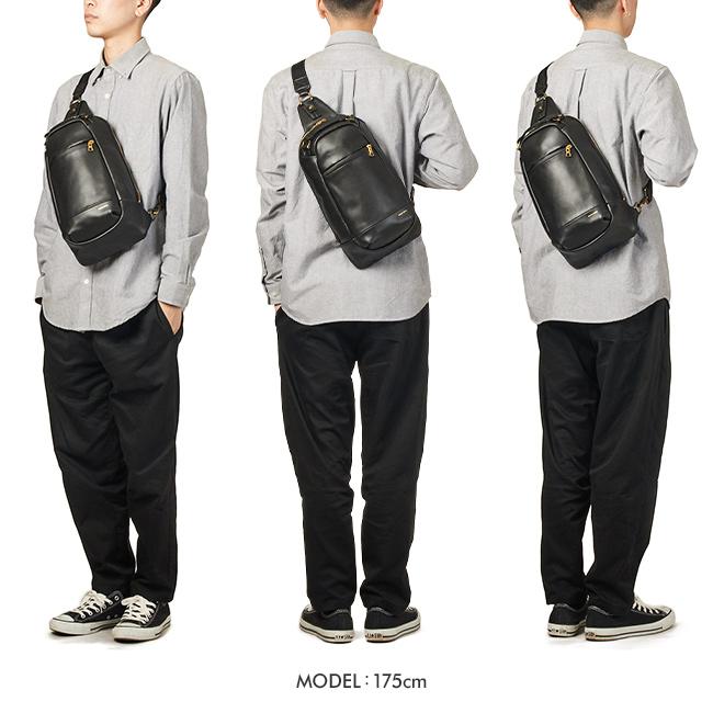 master piece gloss スリングバッグ ボディバッグ レザー Gloss スリングバッグ No.01642-V2 ｜master-piece
