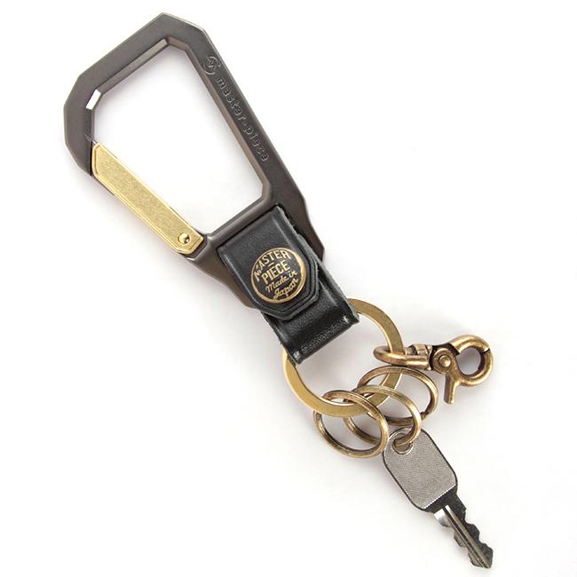 最大41% 2/5限定 マスターピース キーホルダー メンズ ブランド 本革 レザー キーリング カラビナ master-piece 02000 | master-piece | 22