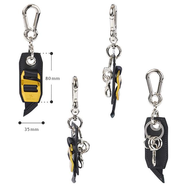 最大51% 4/7限定 マスターピース キーホルダー キーリング メンズ 日本製 本革 レザー カラビナ master-piece 02003 | master-piece | 12