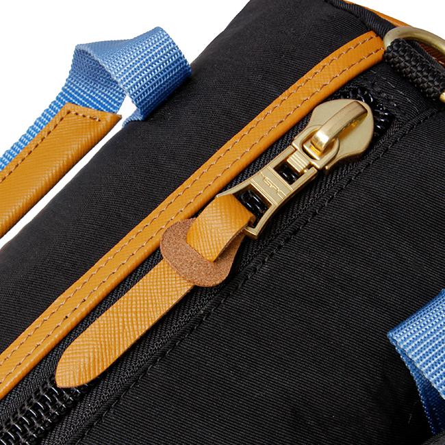 良品✨ マスターピース ミニボストン ハンドバッグ ブラック オールレザー マルコビアンチーニ MARCO BIANCHINI Wジップ2WAYレザーミニボストン