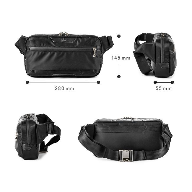 最大42% 12/28限定 マスターピース バッグ ウエストバッグ メンズ ブランド 小さめ 斜めがけ 軽量 防水 撥水 横型 薄型 プログレス master-piece 02395 | master-piece | 04