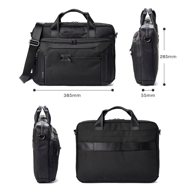 マスターピース オールレザー 牛革 2way ビジネスバッグ ポーチ付き 黒 マスターピース オールレザー 牛革 2way ビジネスバッグ ポーチ付き 黒