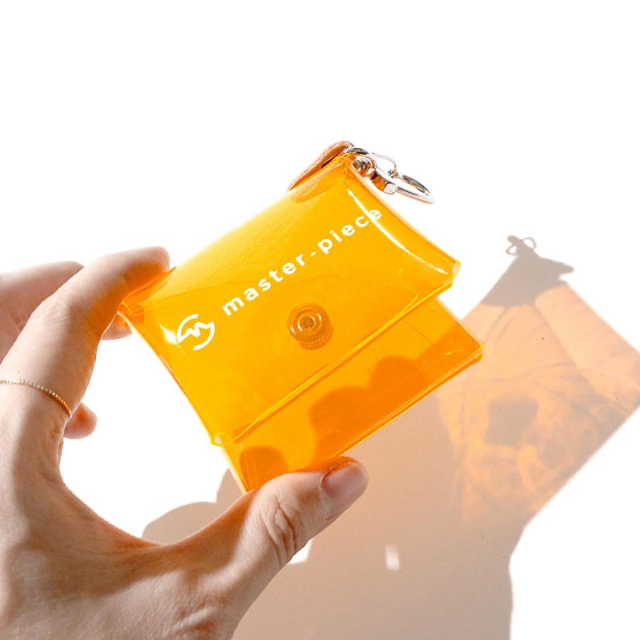 最大46% 3/15限定 メール便選択で送料無料 マスターピース クリア ポーチ キーホルダー ミニ 小さめ おしゃれ PVC master-piece CLEAR 03090 | master-piece | 09