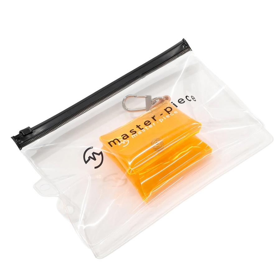 最大45% 4/19まで メール便選択で送料無料 マスターピース クリア ポーチ キーホルダー ミニ 小さめ おしゃれ PVC master-piece CLEAR 03090 | master-piece | 10