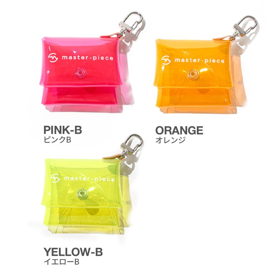 最大46% 3/15限定 メール便選択で送料無料 マスターピース クリア ポーチ キーホルダー ミニ 小さめ おしゃれ PVC master-piece CLEAR 03090 | master-piece | 04