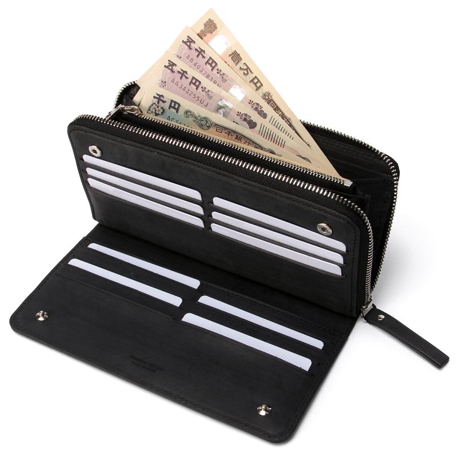 マスターピース 長財布 メンズ ブランド レザー 本革 日本製 大容量 ラウンドファスナー ロングウォレット サンド master-piece Sand 04280 | master-piece | 09