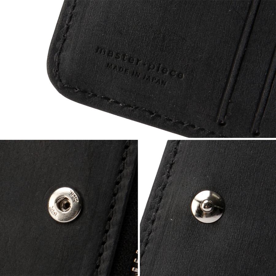 最大50% 3/25限定 マスターピース 二つ折り財布 ミニ財布 メンズ ブランド レザー 本革 日本製 ラウンドファスナー サンド master-piece Sand 04282 | master-piece | 12