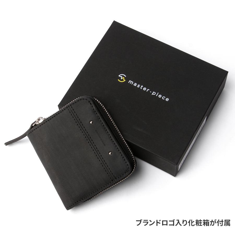 最大51% 8/30限定 マスターピース 二つ折り財布 ミニ財布 メンズ ブランド レザー 本革 日本製 ラウンドファスナー サンド master-piece Sand 04282 | master-piece | 19