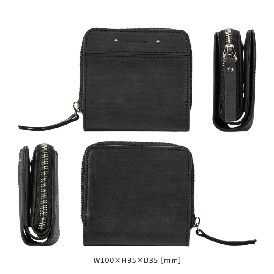 最大50% 3/25限定 マスターピース 二つ折り財布 ミニ財布 メンズ ブランド レザー 本革 日本製 ラウンドファスナー サンド master-piece Sand 04282 | master-piece | 07