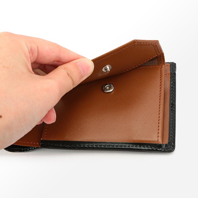 新品マスターピース masterpiece 二つ折り財布 ネイビー ノッチ 牛革 master-piece（マスターピース） 最大51%☆12/29迄 正規取扱店 財布