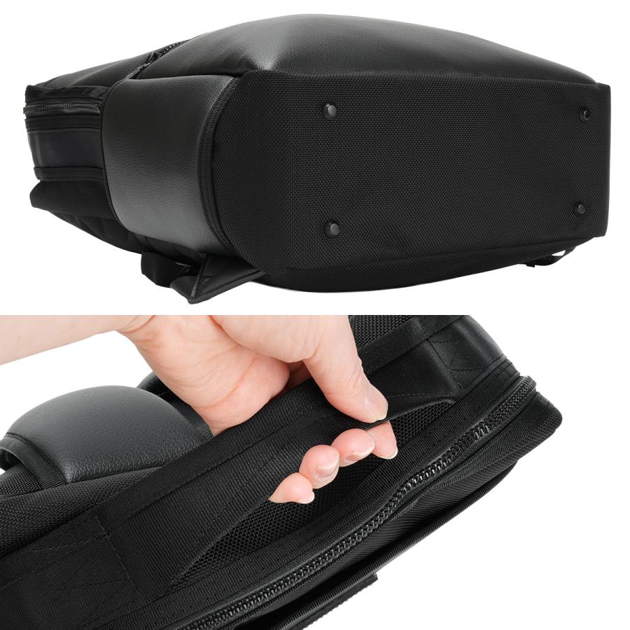 マスターピース アティテュード ビジネスリュック 底鋲 B4 PC収納 合皮 防水 メンズ ブランド 日本製 master-piece Attitude 568001 | master-piece | 15