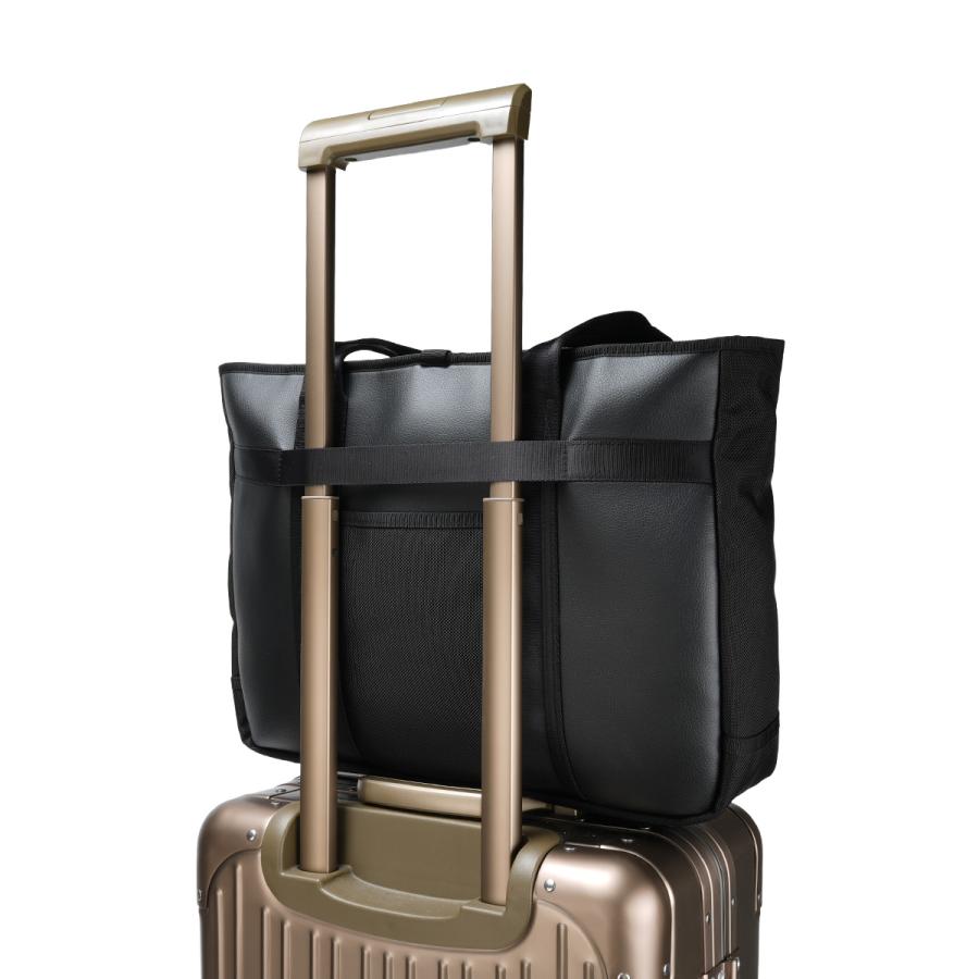 マスターピース アティテュード ビジネストートバッグ 肩掛け 天ファスナー 底鋲 B4 PC収納 合皮 防水 メンズ ブランド 日本製 master-piece Attitude 568002 | master-piece | 12