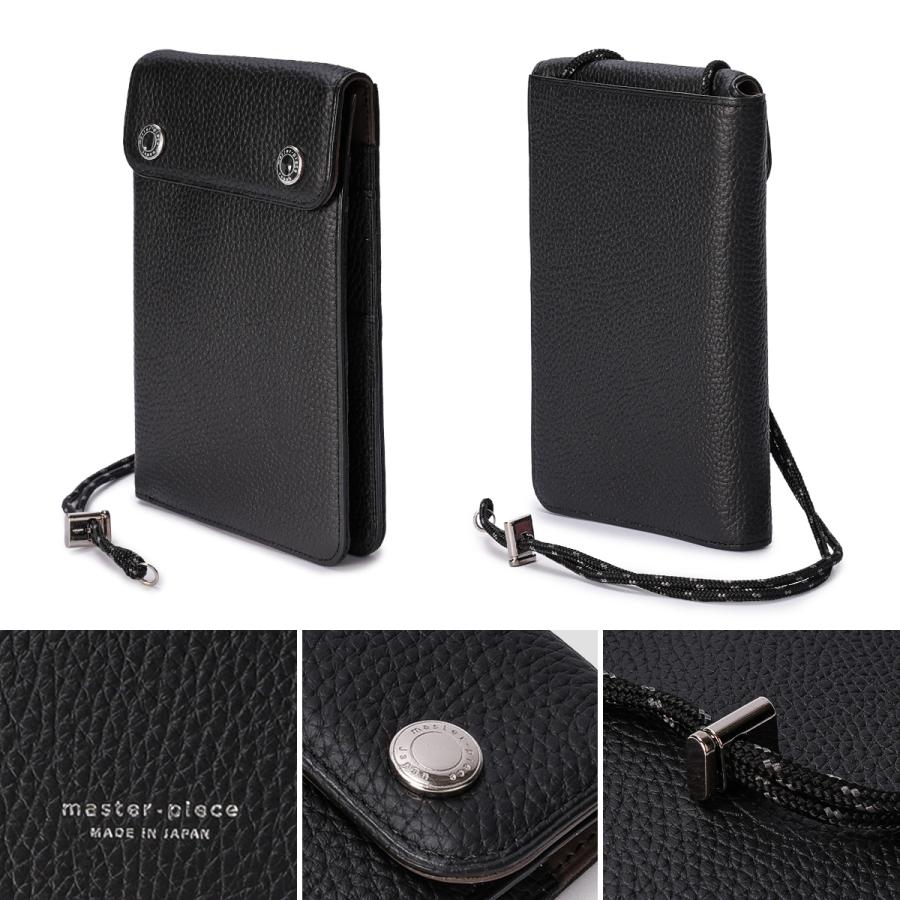最大51% 3/30限定 マスターピース キャスト ショルダーウォレット 本革  縦型 パスポート収納 日本製 ブランド master-piece CAST 997000 | master-piece | 19