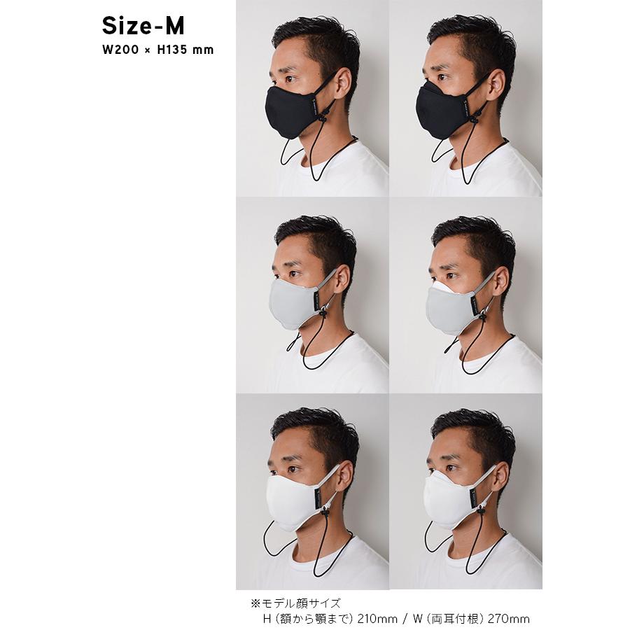 最大51% 1/11限定 マスターピース マスク 洗濯可能 速乾 抗菌 立体 ノーズパッド ストラップ付き Mサイズ Lサイズ master-piece 44120 在庫限り | master-piece | 05