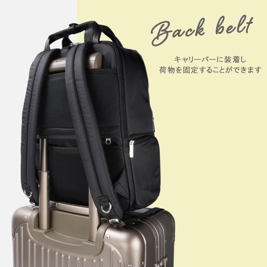 最大41% 12/25限定 メルヴェ ルイーズ リュック レディース 通勤 A4 13inchPC 14L 撥水 merve louise mv010 | ブランド登録なし | 19