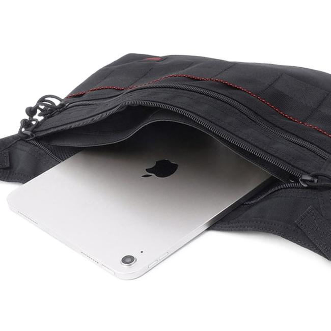 【美品】　BRIEFING ショルダーバッグ 2Way ポーチ　サコッシュ　黒 BRIEFING ショルダーバッグ BRIEFING/ブリーフィング DUAL