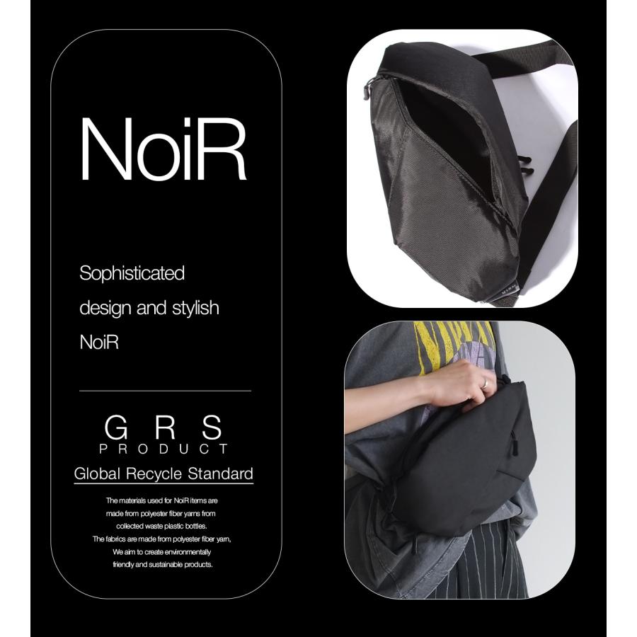 最大51% 2/17まで ノアール ノワール バッグ ショルダーバッグ ボディバッグ スリングバッグ メンズ レディース ブランド 撥水 斜めがけバッグ NoiR N23004 | NoiR（バッグ） | 03