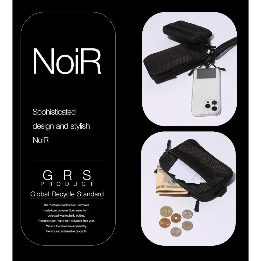 最大50% 2/15限定 ノアール ノワール ショルダーポーチ スマホポーチ スマホショルダー メンズ レディース ブランド 斜めがけ 撥水 NoiR N23008 | NoiR（バッグ） | 03